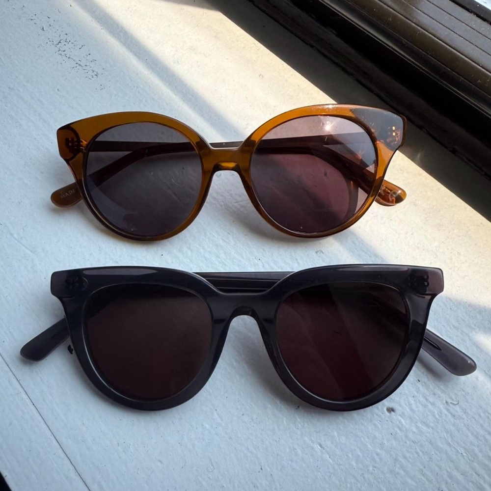 Stylish Brown and Black Sunglasses Set